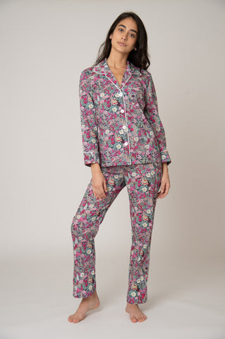 Broad Beach Cotton Pajama Set - Ciara