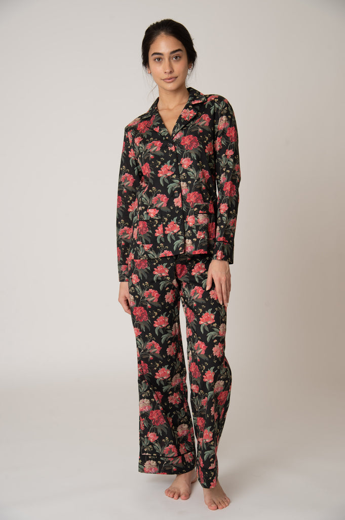 Colony Cotton Pajama Set - Decadent Blooms