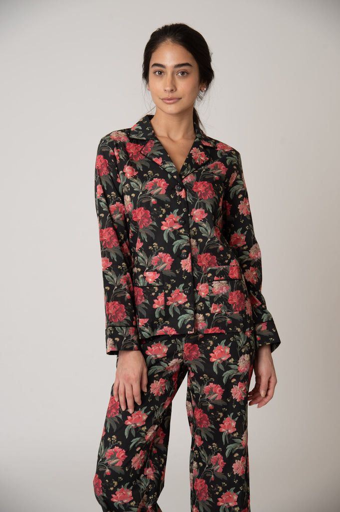 Colony Cotton Pajama Set - Decadent Blooms