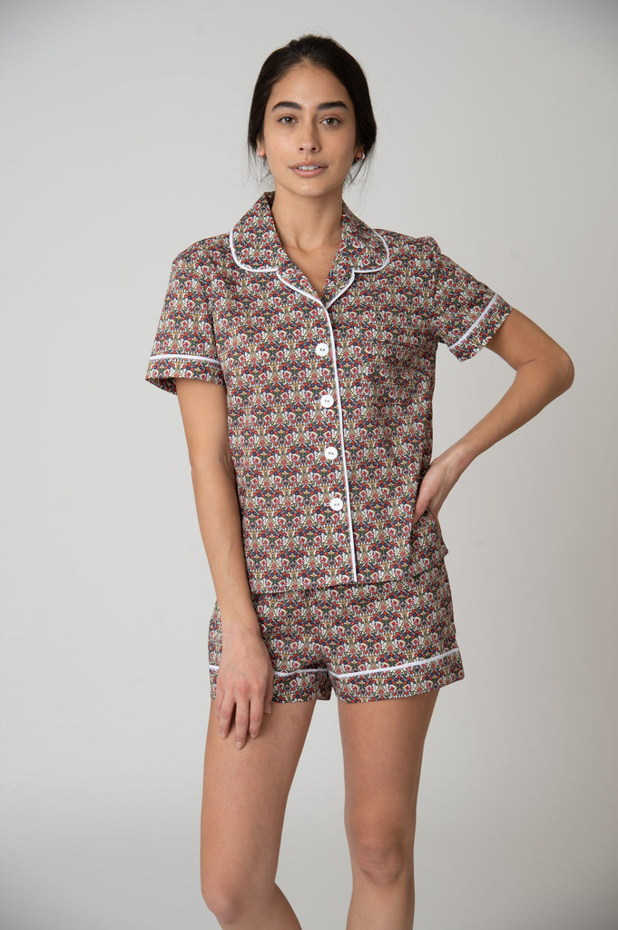 Latigo Pajama Shorts Set - Morris Butterfly