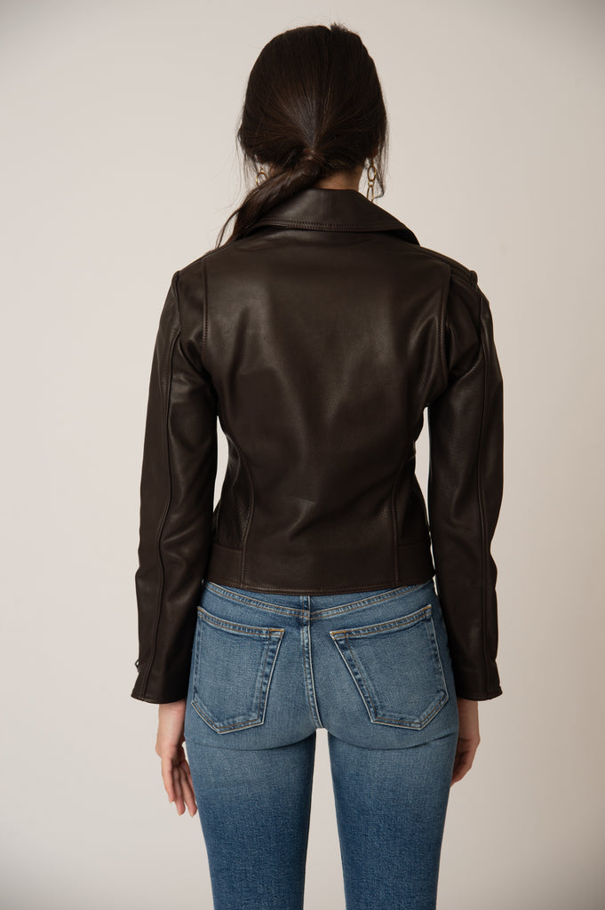 Laurel Canyon Leather Jacket - Brown